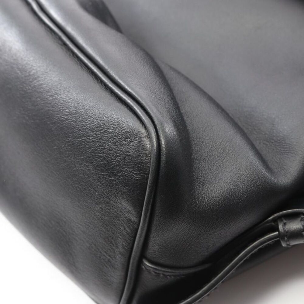 Prada Triangle Logo Leather Backpack - image 6